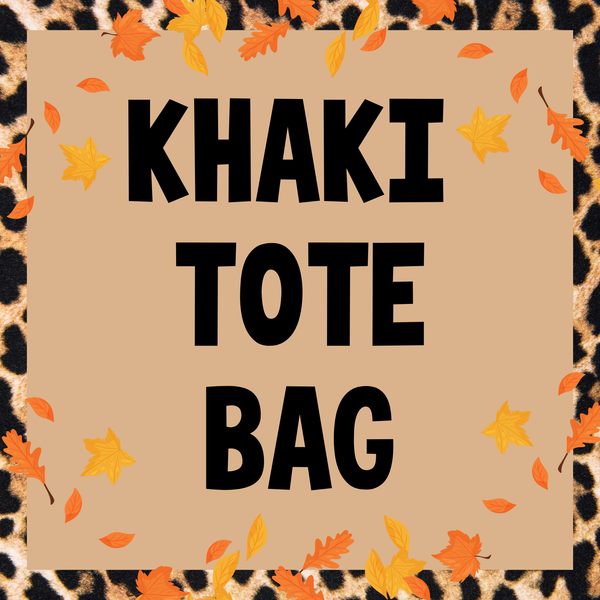 KHAKI TOTE BAG