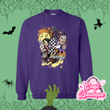 NMBC Spooky Retro Collage Printed Sweatshirt
