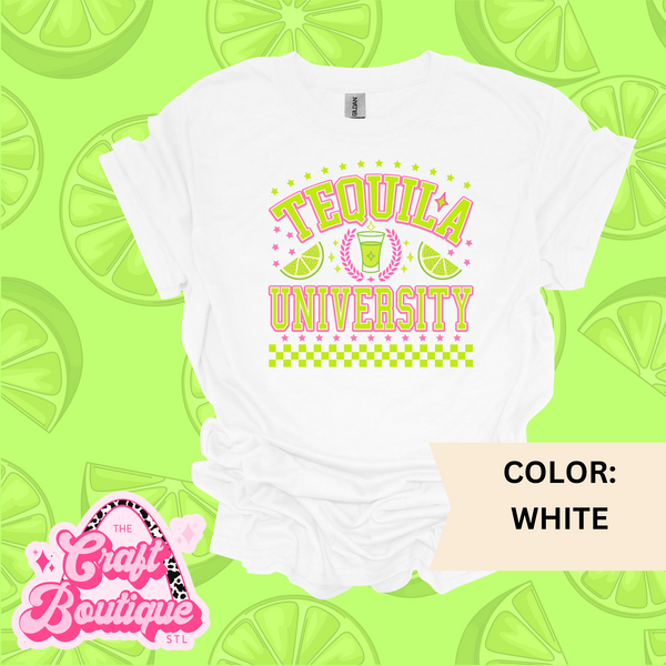Margarita University Printed Tee - White