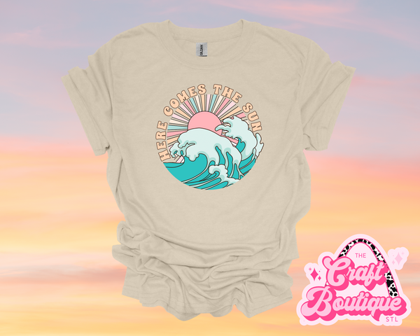 Here Comes the Sun Printed Tee