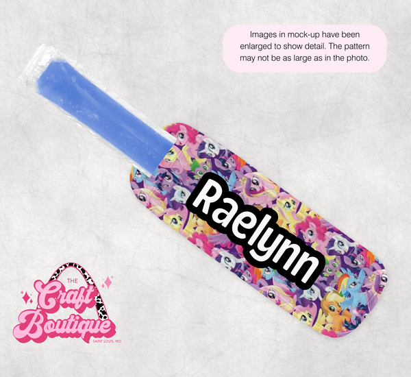 My Little Pony Purple Pink Popsicle Koozie