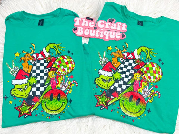 Gr!nch Collage Printed Tee or Sweatshirt