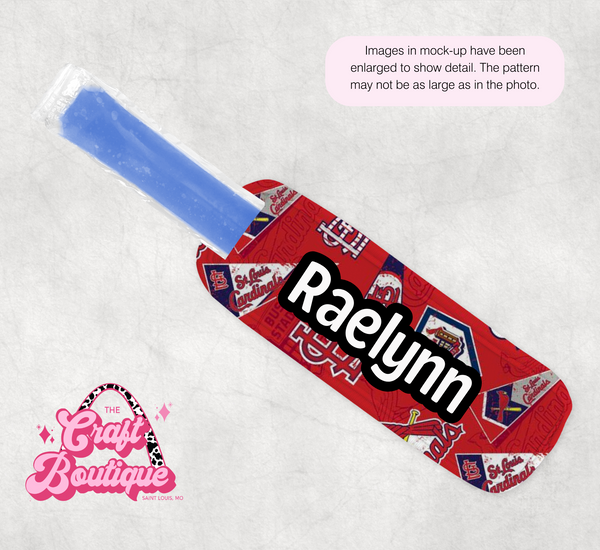 STL Cards Baseball Popsicle Koozie