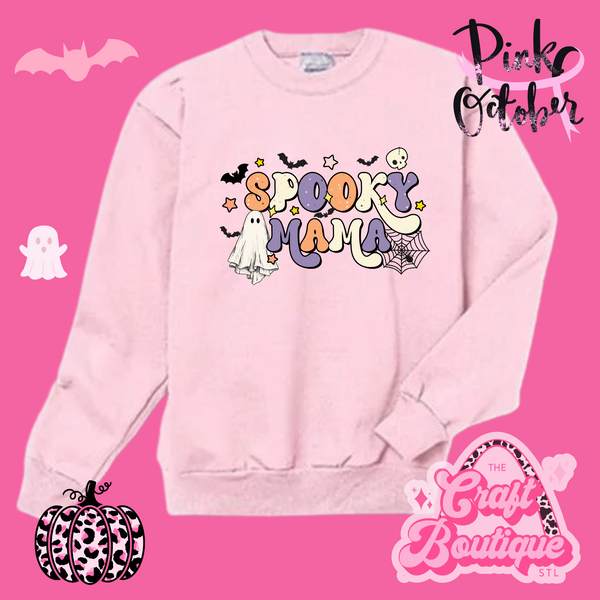 Spooky Mama Printed Sweatshirt