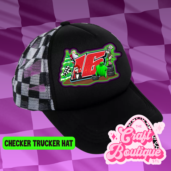 2025 Rusty Griffaw The Dome Printed Checker Trucker Hat