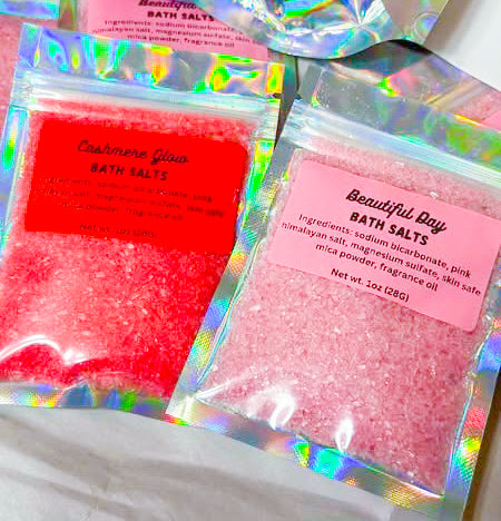 Mini Valentine’s Day Bath Salts