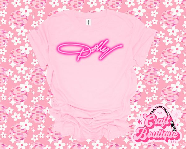 Neon Dolly Signature Printed Tee