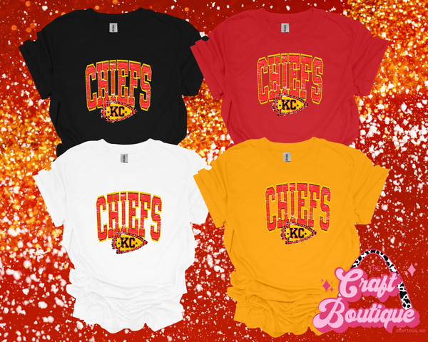 KCC Vintage Leopard Printed Tee