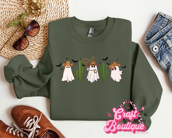 Western  Ghosty Printed Sweatshirt