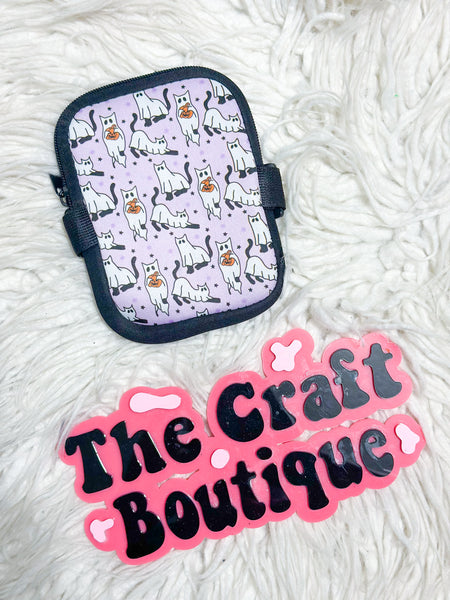 Cute Ghostie Black Cats Tumbler Wallet