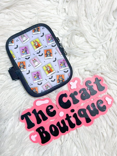 Blue Dog Family Halloween Tumbler Wallet