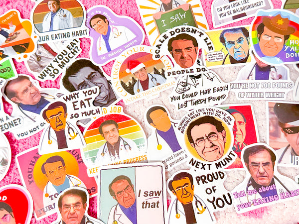 Dr. Now Water Bottle Stickers (10 stickers)