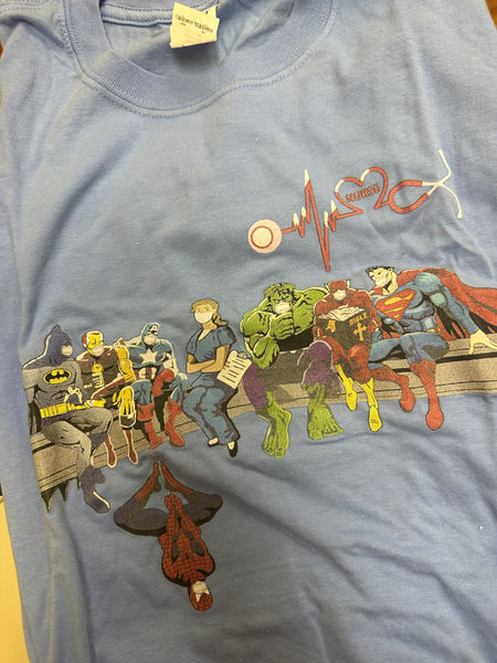 Size M Nurse Superhero T-shirt