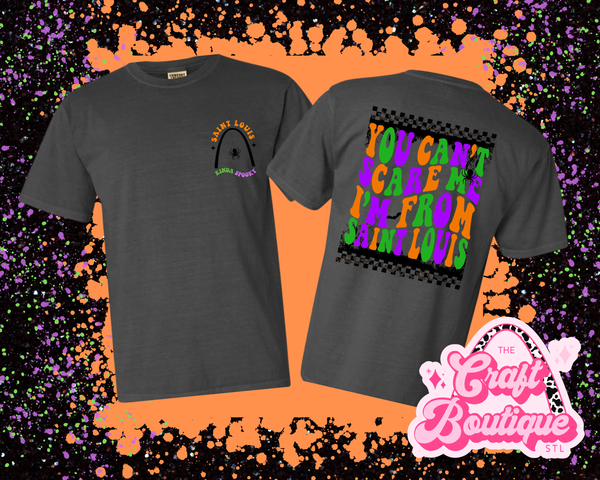 Saint Louis Kinda Spooky Printed Tee - COMFORT COLORS