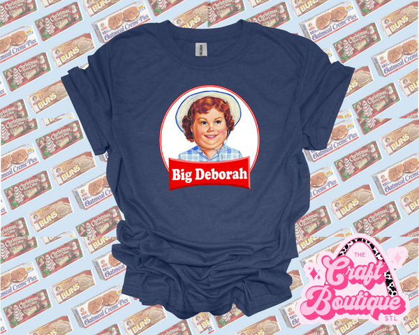 Big Deborah Lil' Debbie Parody Printed Tee
