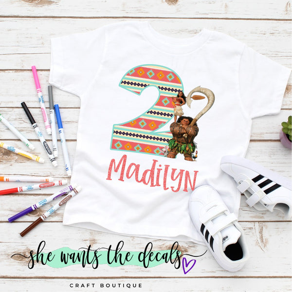 Moana Birthday Shirt