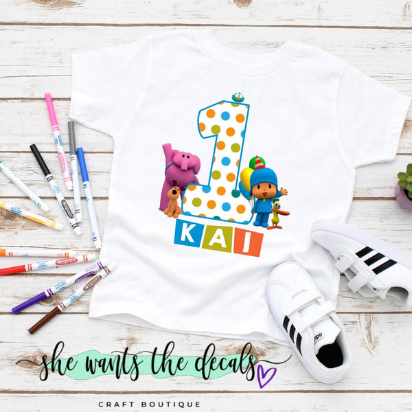 Pocoyo Birthday Shirt