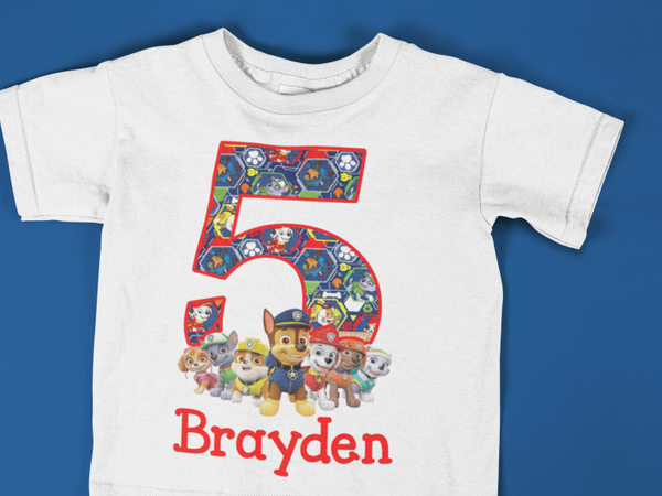 Paw Patrol Friends Birthday Shirt
